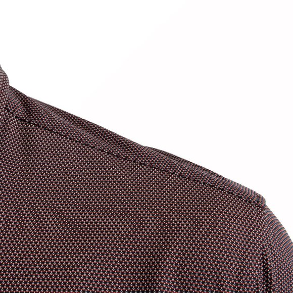 Hugo Boss Men's "Jason" Slim Fit Geometric Print Long Sleeve Dress Shirt - Picture 7 of 9